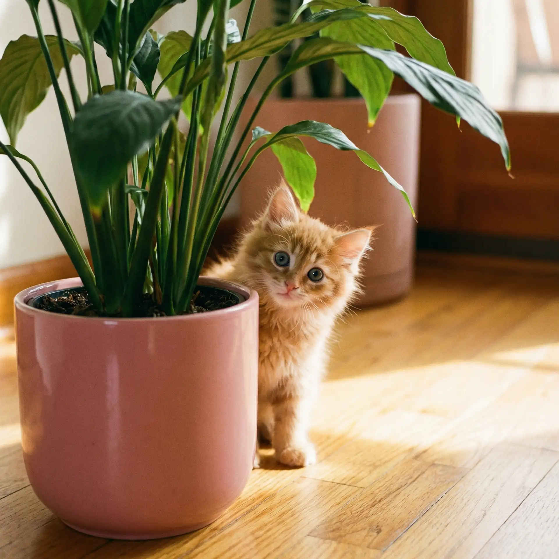 小猫从花盆后探头 - 哪里可以看一路向西完整版